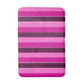 Tapis De Bain Bandes violettes et roses (Devant (Vertical))