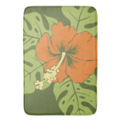 Tapis De Bain Banzai Beach Hibiscus Hawaii Floral (devant Vertical)