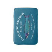 Tapis De Bain Bar et Grill Saumon Cyanotique (Devant (Vertical))