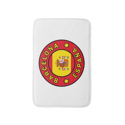 Tapis De Bain Barcelone Espagne (Devant (Vertical))