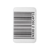 Tapis De Bain Barcode Leetspeak - Nécessité d'échapper au bath M (Devant (Vertical))