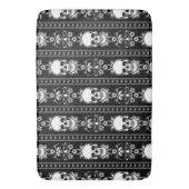 Tapis De Bain Baroque Gothique Stripe crâne (devant Vertical)