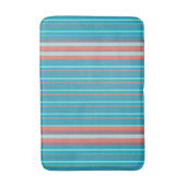 Tapis De Bain Barre Verticale Turquoise (Devant (Vertical))