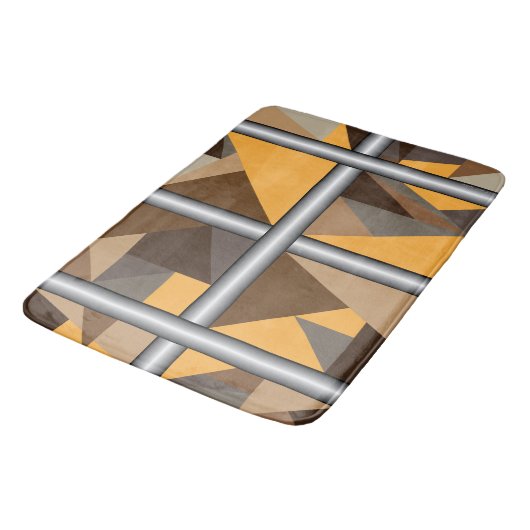 Tapis de bain barrés (Angle)