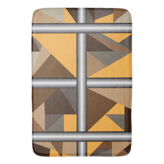 Tapis de bain barrés (devant Vertical)