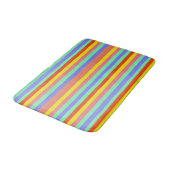 Tapis De Bain Barres de bonbons rétro (Angle)