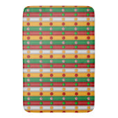 Tapis De Bain Bars de Noël (devant Vertical)