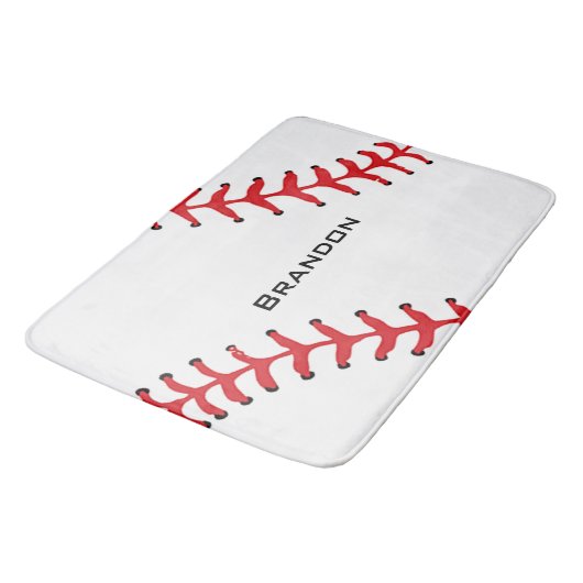 Tapis De Bain Base-ball Design Bain Mat (Angle)