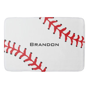 Tapis De Bain Base-ball Design Bain Mat