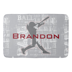 Tapis De Bain Base-ball Design Bain Mat