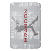 Tapis De Bain Base-ball Design Bain Mat (devant Vertical)