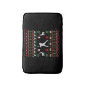 Tapis De Bain Base-ball Ugly Christmas Sweater (Devant (Vertical))