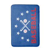 Tapis De Bain Baseball (Devant (Vertical))