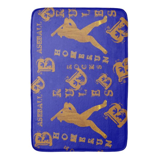 Tapis De Bain Baseball (devant Vertical)