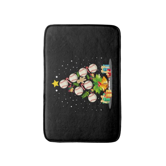 Tapis De Bain Baseball (Devant (Vertical))