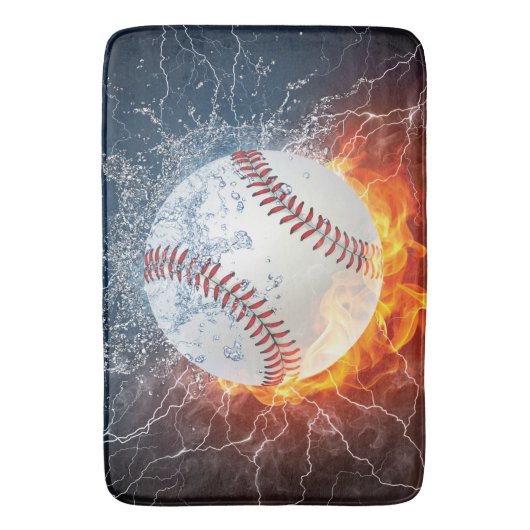 Tapis De Bain Baseball (devant Vertical)