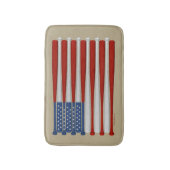 Tapis De Bain Baseball America (USA) (Devant (Vertical))