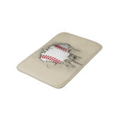Tapis De Bain Baseball déchiré (Angle)