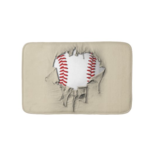 Tapis De Bain Baseball déchiré (Devant)
