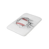 Tapis De Bain Baseball déchiré (Angle)