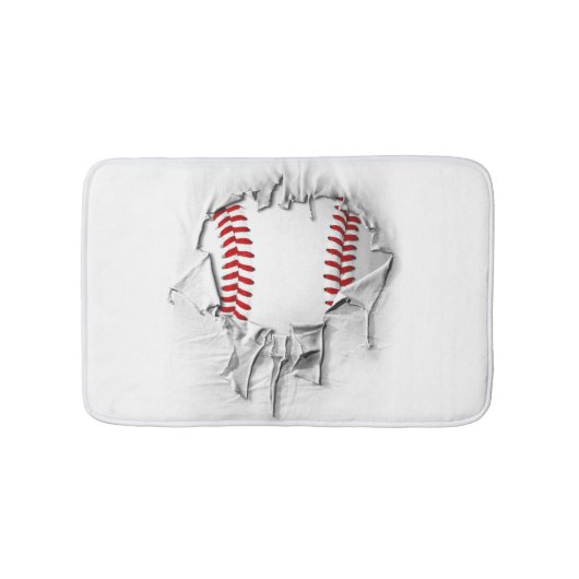 Tapis De Bain Baseball déchiré (Devant)