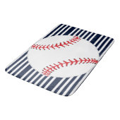 Tapis De Bain Baseball Stripes Design Bain Mat (Angle)