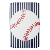 Tapis De Bain Baseball Stripes Design Bain Mat (devant Vertical)