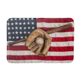 Tapis De Bain Baseball vintage