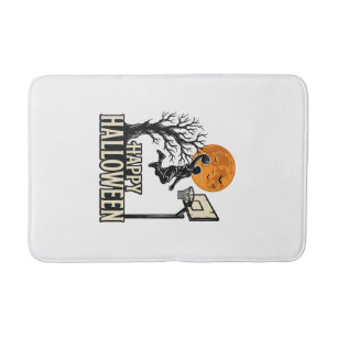 Tapis De Bain Basket-ball Halloween Joyeux Halloween Sport Vinta