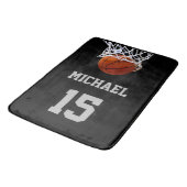Tapis De Bain Basket-ball Votre nom (Angle)