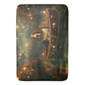 Tapis De Bain Basset Hound Noël Festive Voyage (devant Vertical)