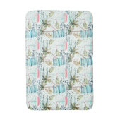 Tapis De Bain Bateau à voile couleur marine avec Motif Palm Tree (Devant (Vertical))