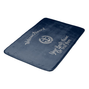 Tapis De Bain bateau de croisière à motif Ancre ou yacht
