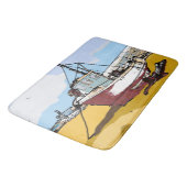 Tapis De Bain Bateau de pêche pittoresque (Angle)
