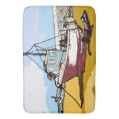 Tapis De Bain Bateau de pêche pittoresque (devant Vertical)
