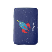 Tapis De Bain Bateau de Rocket dans l'espace (Devant (Vertical))