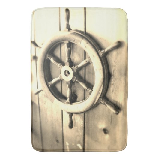 Tapis De Bain Bateau Helm Bath Mat (devant Vertical)