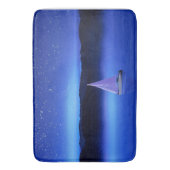 Tapis De Bain Bateau sous le ciel étoilé (devant Vertical)