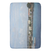 Tapis De Bain Bateaux à voile du port de Bonaire Kralendijk (devant Vertical)