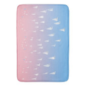 Tapis De Bain Bateaux à voile sur l'océan (devant Vertical)