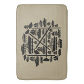 Tapis De Bain Bateaux et cuves Bain Mat (devant Vertical)