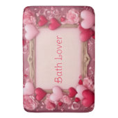 Tapis De Bain Bath Lover Saint Valentin's Bath Mat (devant Vertical)