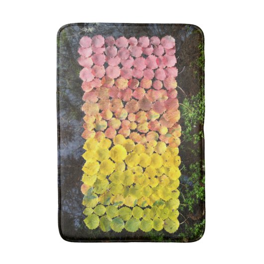 Tapis De Bain Bath mat automne feuilles forêt nature (Devant (Vertical))