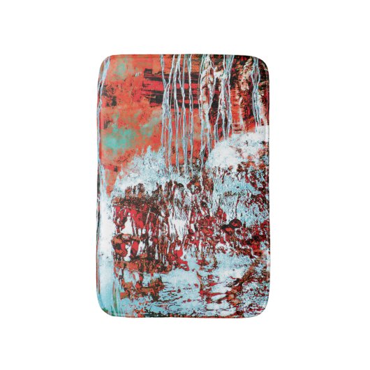 Tapis De Bain Bath Mat – Corrosion Pulse (Devant (Vertical))
