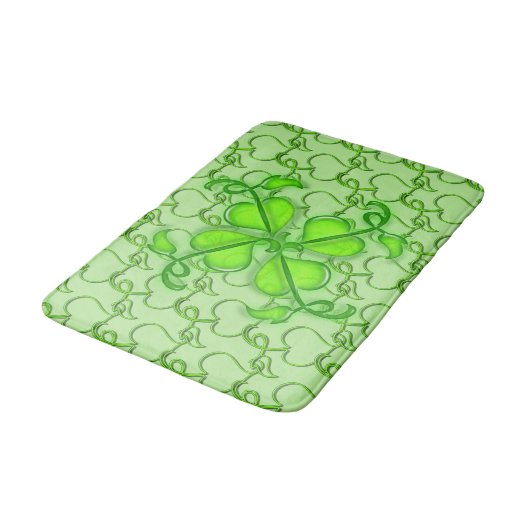 Tapis De Bain Bath Mat - Feuille ivoire (Angle)