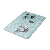 Tapis De Bain Bath Mat - Îles tropicales et Bateau (Angle)