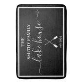 Tapis De Bain Bath Mat - Lake House Noir et blanc (devant Vertical)