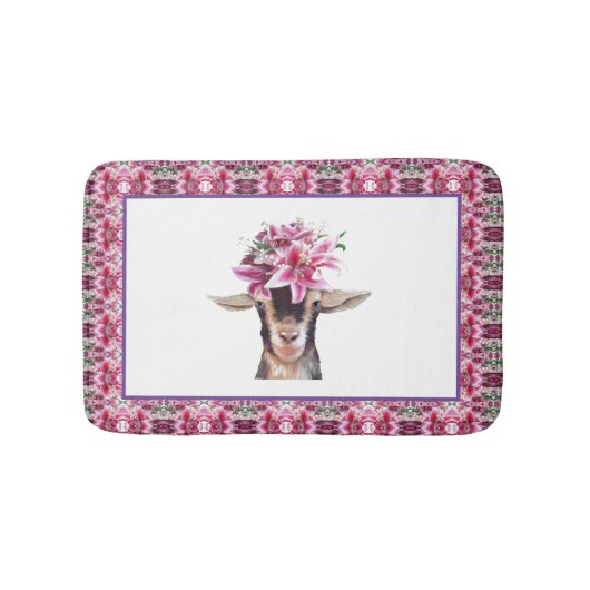 Tapis De Bain Bath Mat Lilly la chèvre (Devant)