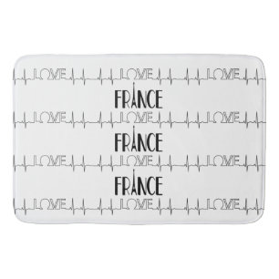 Tapis De Bain Bath Mat Love France