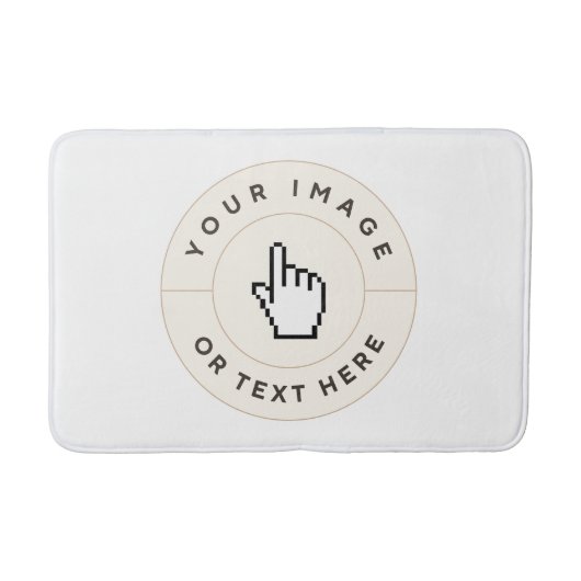 Tapis De Bain Bath Mat - Personnalisé (ajouter image/texte) (Devant)